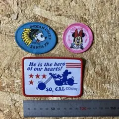 ディズニー ワッペン 3点セット