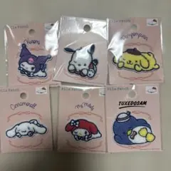 サンリオ寝そべりワッペン