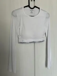 Calvin Klein 長袖Tシャツ ホワイト
