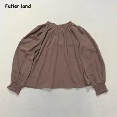 t2647 【フューティアランド】　バルーンスリーブブラウス　バックリボン　長袖のサムネイル