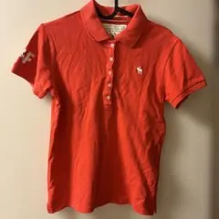 Abercrombie オレンジ ポロシャツ 半袖のサムネイル