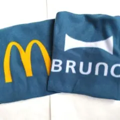 マクドナルド × ブルーノ ブランケット ブルー 青 マック 膝掛け