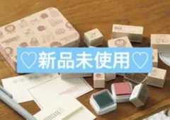 【未使用】リサラーソン 木製スタンプセット 缶ケース付 リンネル 1月号 付録