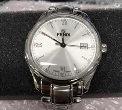 k*n様 (ジャンク品)FENDI メンズ 腕時計 アナログ クォーツ シルバー