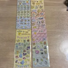ポケモン プチプチシール 4種4枚セット