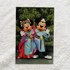 東京ディズニーランド　七夕　2010 ポストカード　ミッキー　ミニー