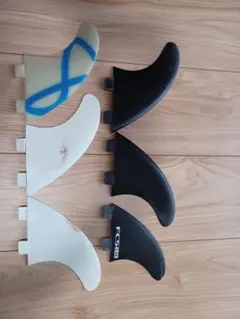 FCS II AM LARGE サーフボードフィン トライクワッド5枚セット - メルカリ