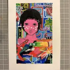 ハンドメイドイラスト 原画 ポストカードサイズ