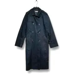 dolly ドーリー（M）トレンチコート 黒 エポーレット ビジネス オフィス