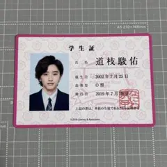 道枝駿佑 学生証 なにわ男子 First Live Tourのサムネイル