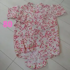 甚平 浴衣 花柄 ロンパース