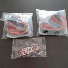 スシローゲーム景品 ネックストラップ アクリルキーホルダー セット