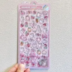 正規品　ボンボンドロップシール　ももいろボンボン