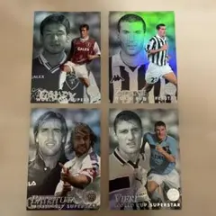 セリエA 99 中田英寿 ジダン バティストゥータ ヴィエリ4枚セット