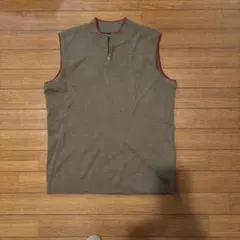 Zealzip オリーブグリーン ニットベスト