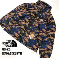 【新品】US-XL ノースフェイス ダウンジャケット 600フィル 迷彩 海外