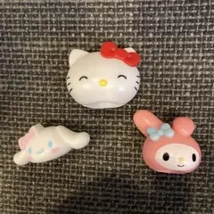 入浴剤　おもちゃ　サンリオ　フィギュア　 キティ　マイメロ　3個セット
