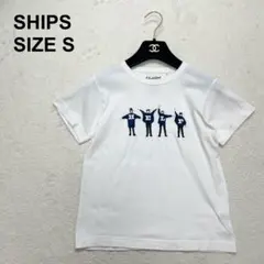 シップス ビートルズ HELP エンブロイダリー 刺繍 Tシャツ（646）のサムネイル
