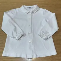 familiar 110サイズ 襟付き白シャツ　ファミリア