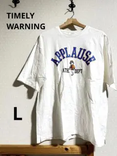 TIME LY WARNING Tシャツ　L