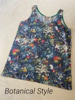Botanical Style 花柄 ノースリーブ　タンクトップ　日本製のサムネイル