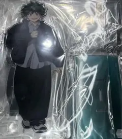 ヒロアカ　ベースヤードトーキョー　アクリル メガフィギュア 緑谷出久