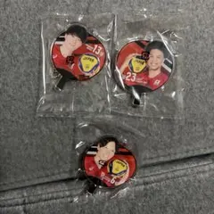 バレーボール男子日本代表 うちわアクリルチャーム3点セット