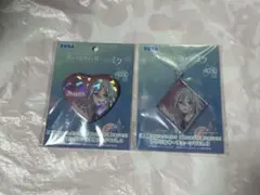 新品未使用 奏2種 プロセカキラキラビッグハート型缶バッジ アクキーvol.3②