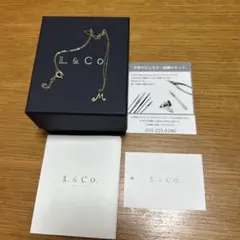 L&Co. ダイヤモンドイニシャルMネックレス k10のサムネイル