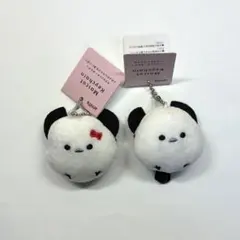ふわふわシマエナガ マスコットキーホルダー 2個セットのサムネイル