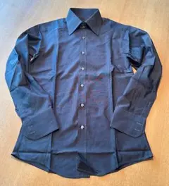 少々難あり GUCCI SILK Dress シャツ チャコールグレイ 39
