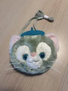美品！ディズニー　Gelatoni 猫の顔型ポーチ