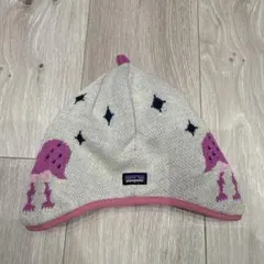 patagonia 니트 모자 뒤집을 수있는 비니 핑크 18-24M