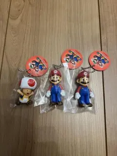 マリオ キノピオ キーホルダー 3点セット