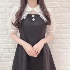 【evelyn】チョーカービジューOP (黒)