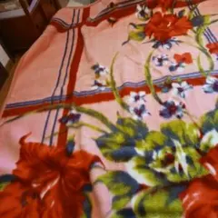 未使用 レトロポップ 昭和レトロ 当時物 花柄 セット 寝具 インテリア レトロポップ 昭和レトロ 当時物 タオル セット インテリア 花柄