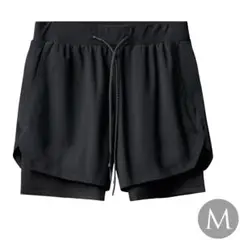 トレーニングパンツ メンズ 短パン ショートパンツ ランニングパンツ ジム M