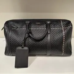 エルメネジルドゼニア◇レザーボストン◇ブラック◇ヴァレクストラ◇エッセ◇希少 エルメネジルドゼニア◇レザーボストン◇ブラック