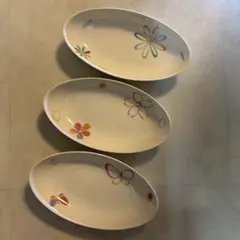 HANAEMORI 楕円皿 3枚セット