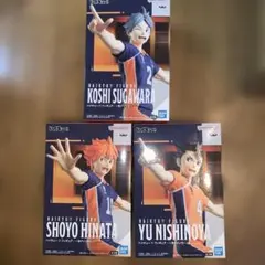 ハイキュー フィギュア 三体 ハイキュー!! フィギュア 3体セット 日向 影山 西谷 - メルカリ