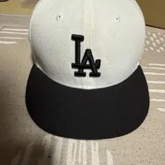 New Era 9FIFTY LAキャップ ホワイト/ブラック