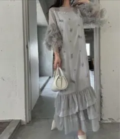 【a.r.z様専用】WILLFULLY オケージョンドレス　グレー