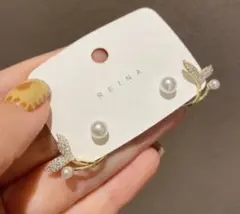 ♥️人気商品♥️ゴールド　レディース　ピアス　真珠　高級感　可愛い　パール　海外