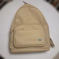 【美品】ラコステ L.12.12 CONCEPT バックパック ベージュ
