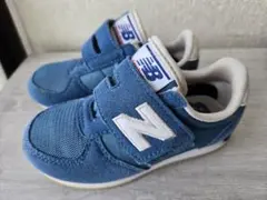 New Balance キッズスニーカー 青 ベルクロ15cm