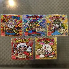 ロッテ「ご当地ビックリマンチョコ＜西日本編＞」シールNo.3.4.5.6.7