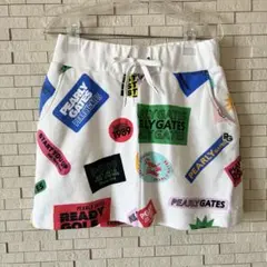 PEARLY GATES パーリーゲイツ スウェットスカート 総柄 ゴルフウェアのサムネイル