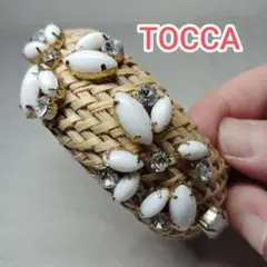 専用！TOCCA トッカラタン ビジュー バングル ブレスレット 夏 カゴ素材のサムネイル