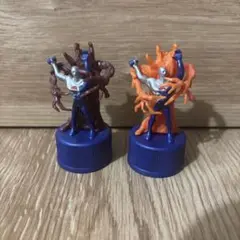 ペプシマンフィギュア2体セット 赤・オレンジ