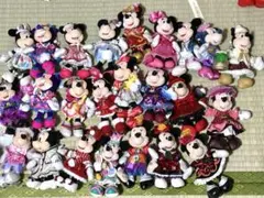 ミニーマウス ぬいぐるみバッジセット